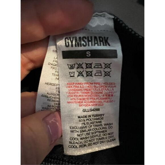 Gymshark Womens Navy Leggings Size Small - Picture 3 of 3